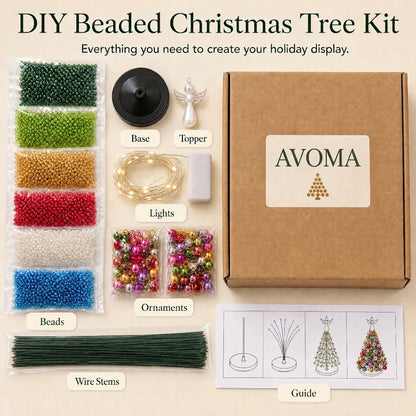 AVOMA™ Beaded Christmas Tree Kit